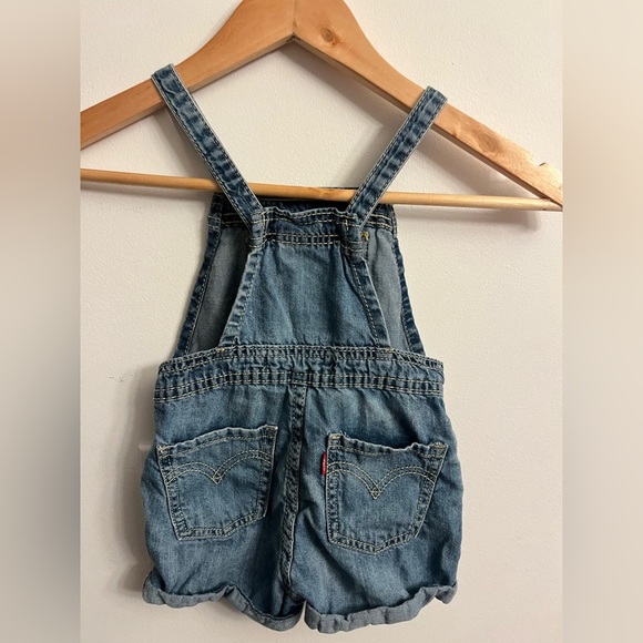 Kids Denim Levi Shortalls 24 Months - Picture 2 of 7